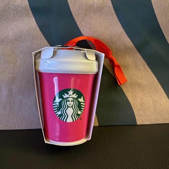 Starbucks Other - NWT Starbucks Pink Christmas Ornament - Winter 2021